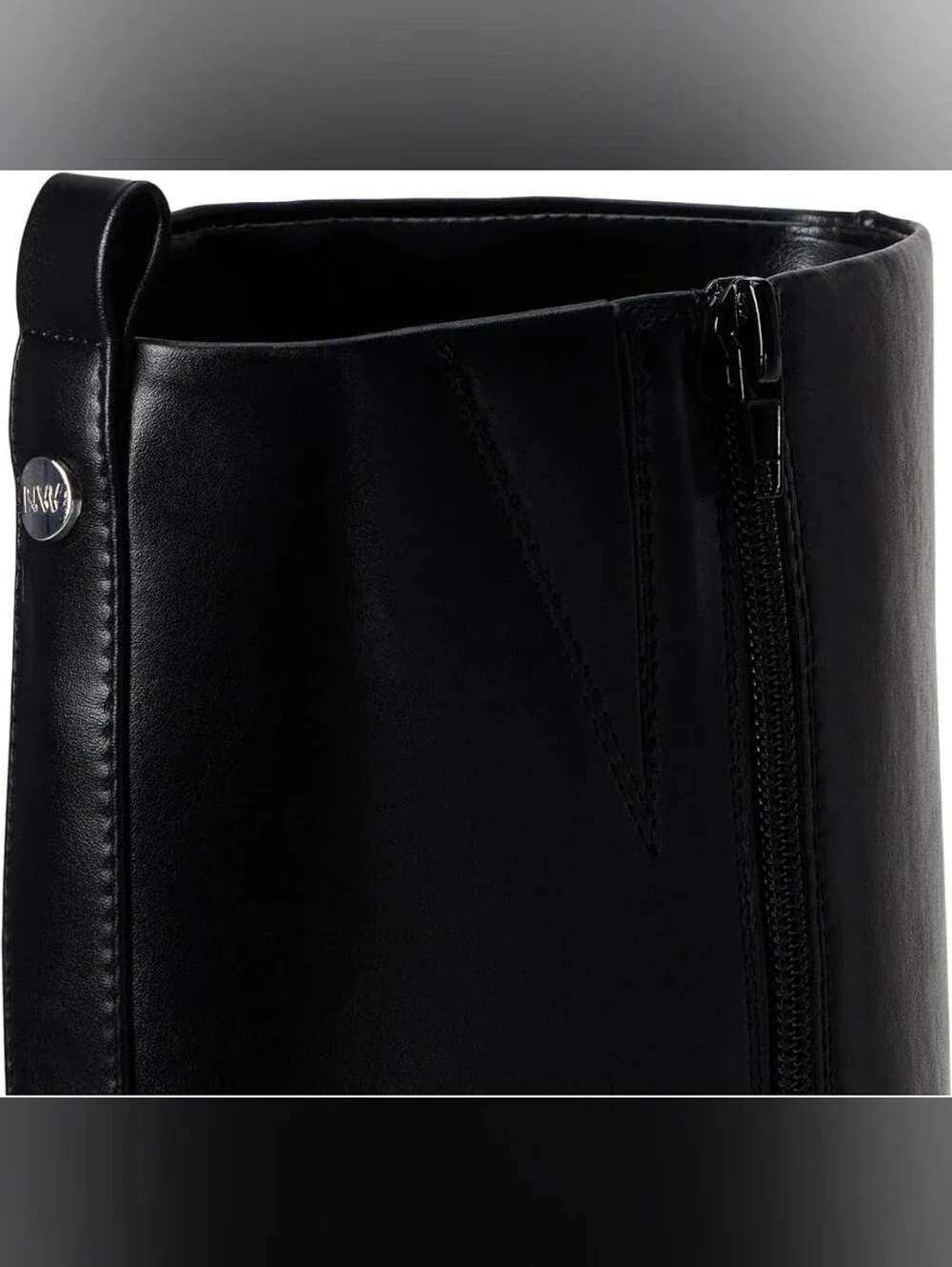 Nine West Black Leather Ankle Bootie Nine West Barile 7.5 M